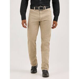 Wrangler 1013MWZTN 32x36 Tan Khaki Cowboy Cut Regular Fit Jeans Denim